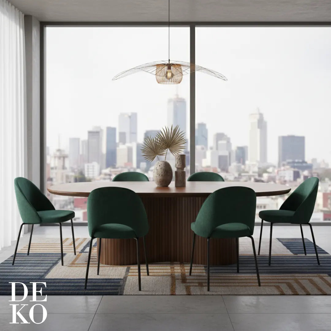 Mesa para Comedor 6 sillas de Parota, precio personalizable, DEKO