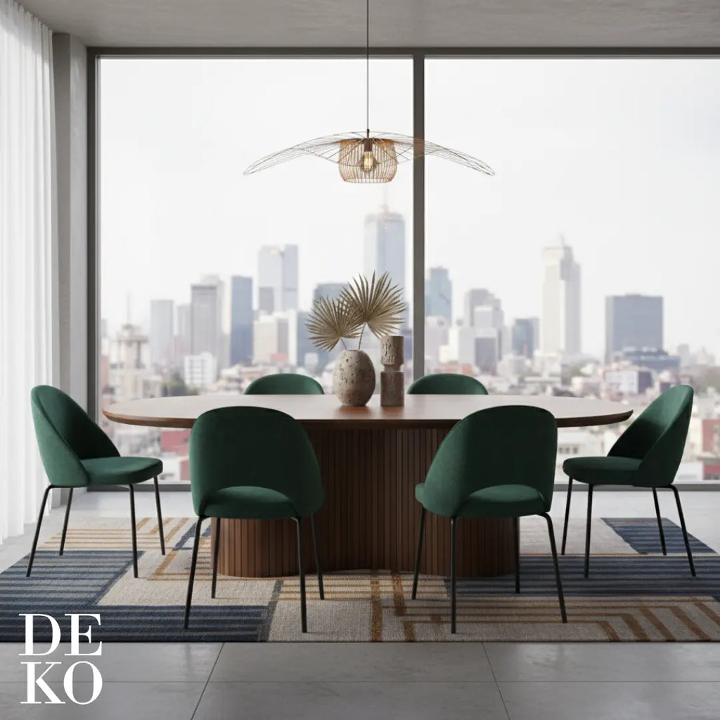 Mesa para Comedor 6 sillas de Parota, precio personalizable, DEKO